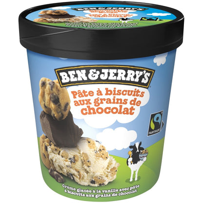 Ben & Jerry's Chocolate Chip Cookie Dough Ice Cream, 473 mL