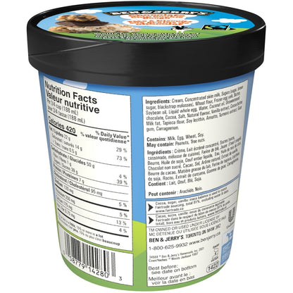 Ben & Jerry's Chocolate Chip Cookie Dough Ice Cream, 473 mL