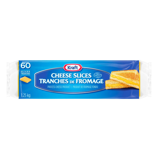 Kraft Cheese Slices, 1.25 kg