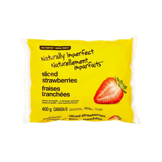 No Name Frozen Sliced Strawberries, 400 g