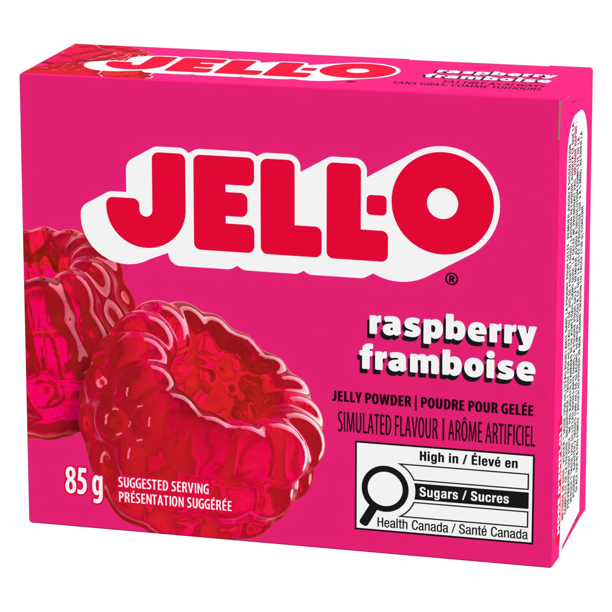 Jell-O Raspberry Jelly Powder, 85 g