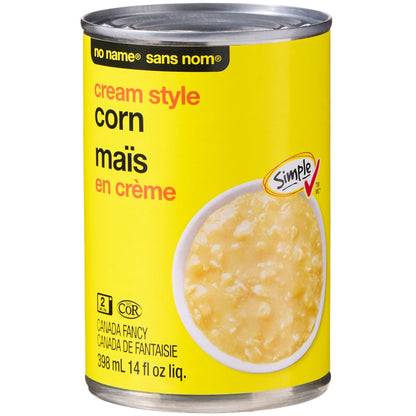 No Name Cream Style Corn, 398 mL