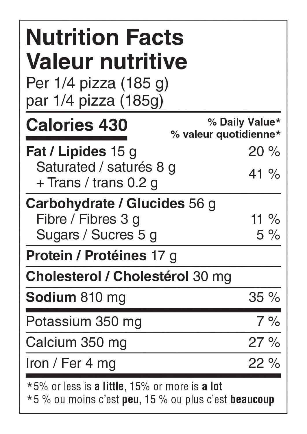 Dr. Oetker Giuseppe Pizzeria Rising Crust Canadian Pizza, 740 g