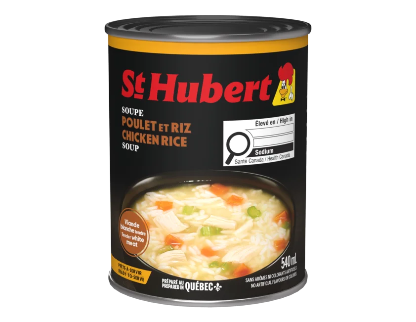 St. Hubert Chicken and Rice Soup, 540 mL