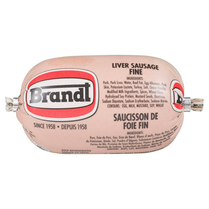 Brandt Fine Liver Sausage Chub, 250 g