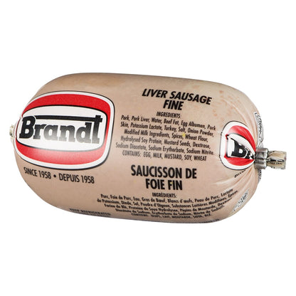 Brandt Fine Liver Sausage Chub, 250 g