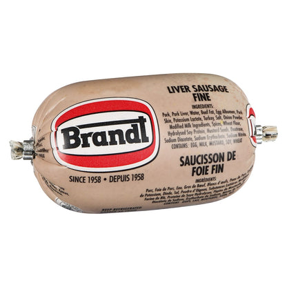 Brandt Fine Liver Sausage Chub, 250 g