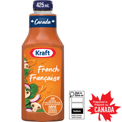 Kraft French Salad Dressing, 425 mL