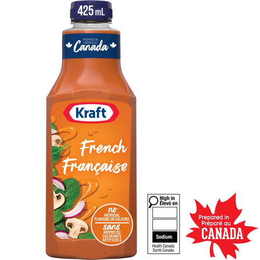 Kraft French Salad Dressing, 425 mL