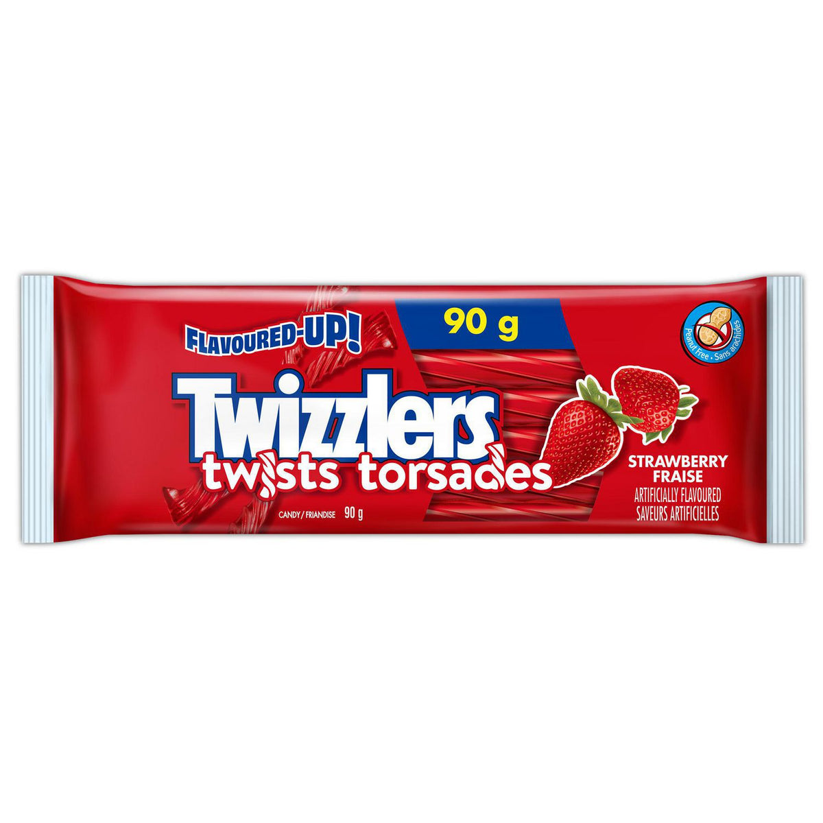 TWIZZLERS Strawberry Twists Candy, 90 g