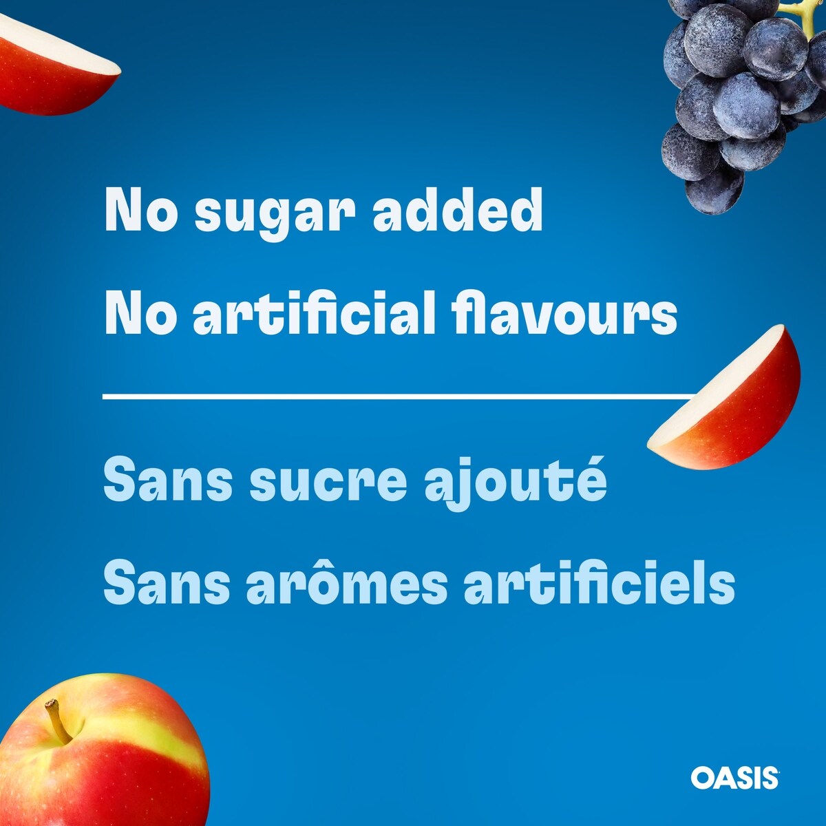 Oasis Apple Grape Juice, 8 × 200 mL
