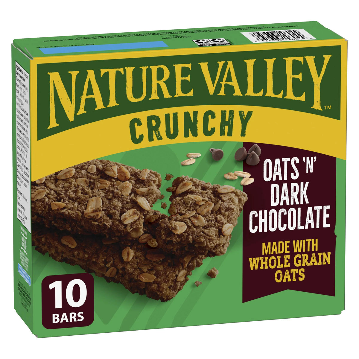 Nature Valley Crunchy Granola Bars, Oats 'n Dark Chocolate, 10 Bars, 210 g