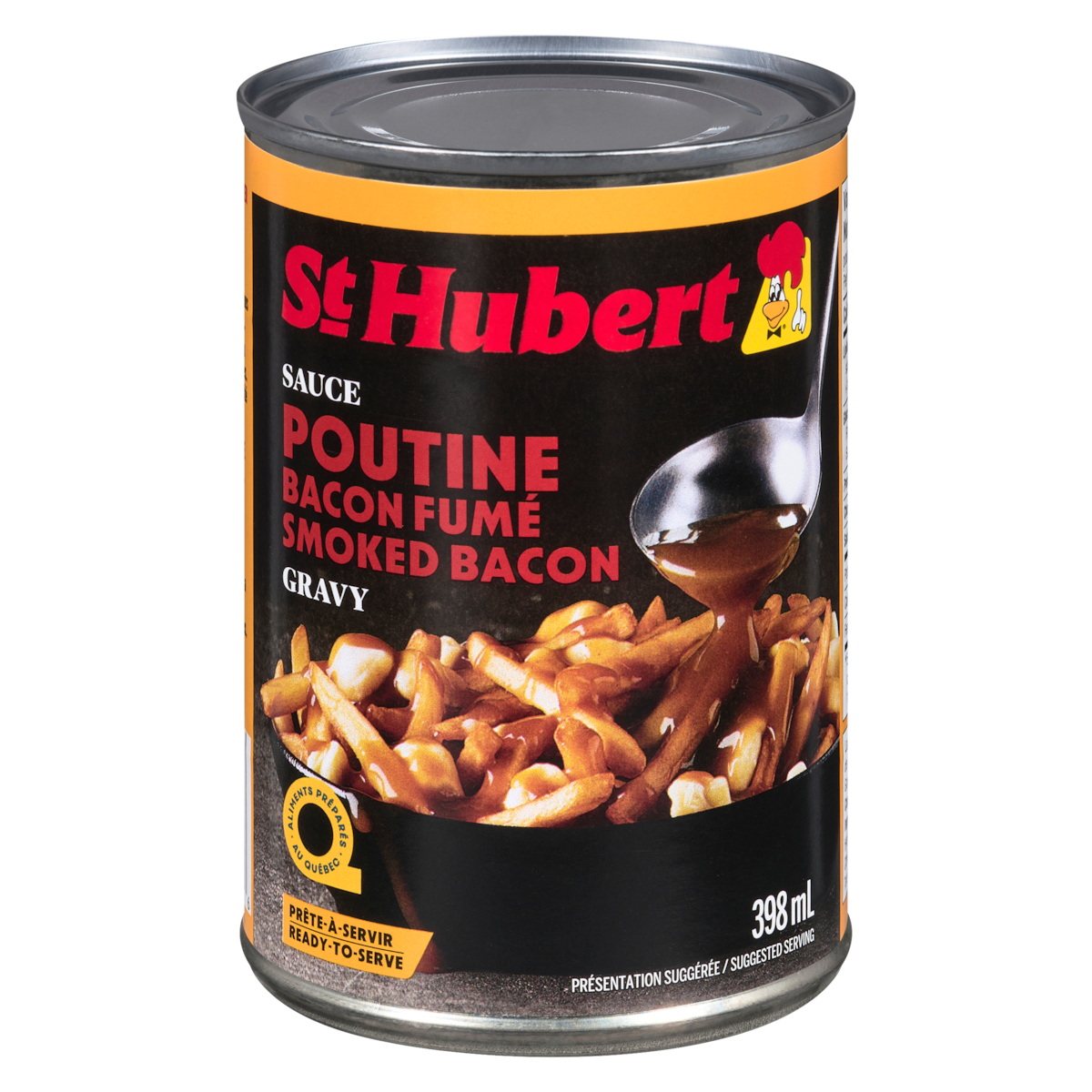 St Hubert Poutine Gravy, Smoked Bacon, 398 mL