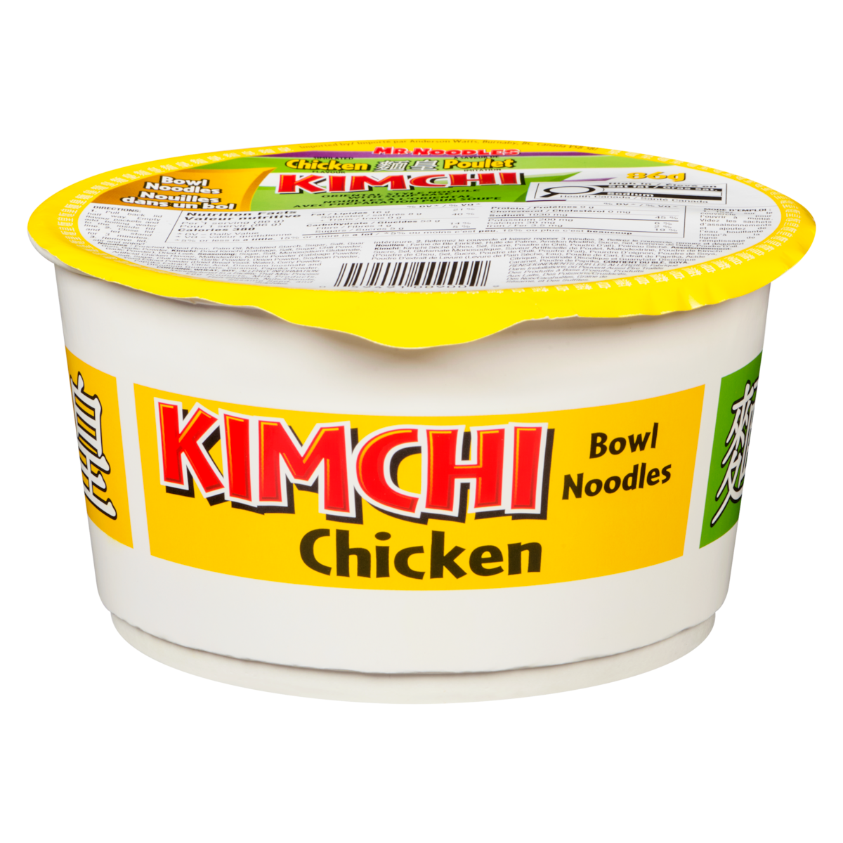 Mr Noodles Kimchi Chicken Noodle Soup, 86 g