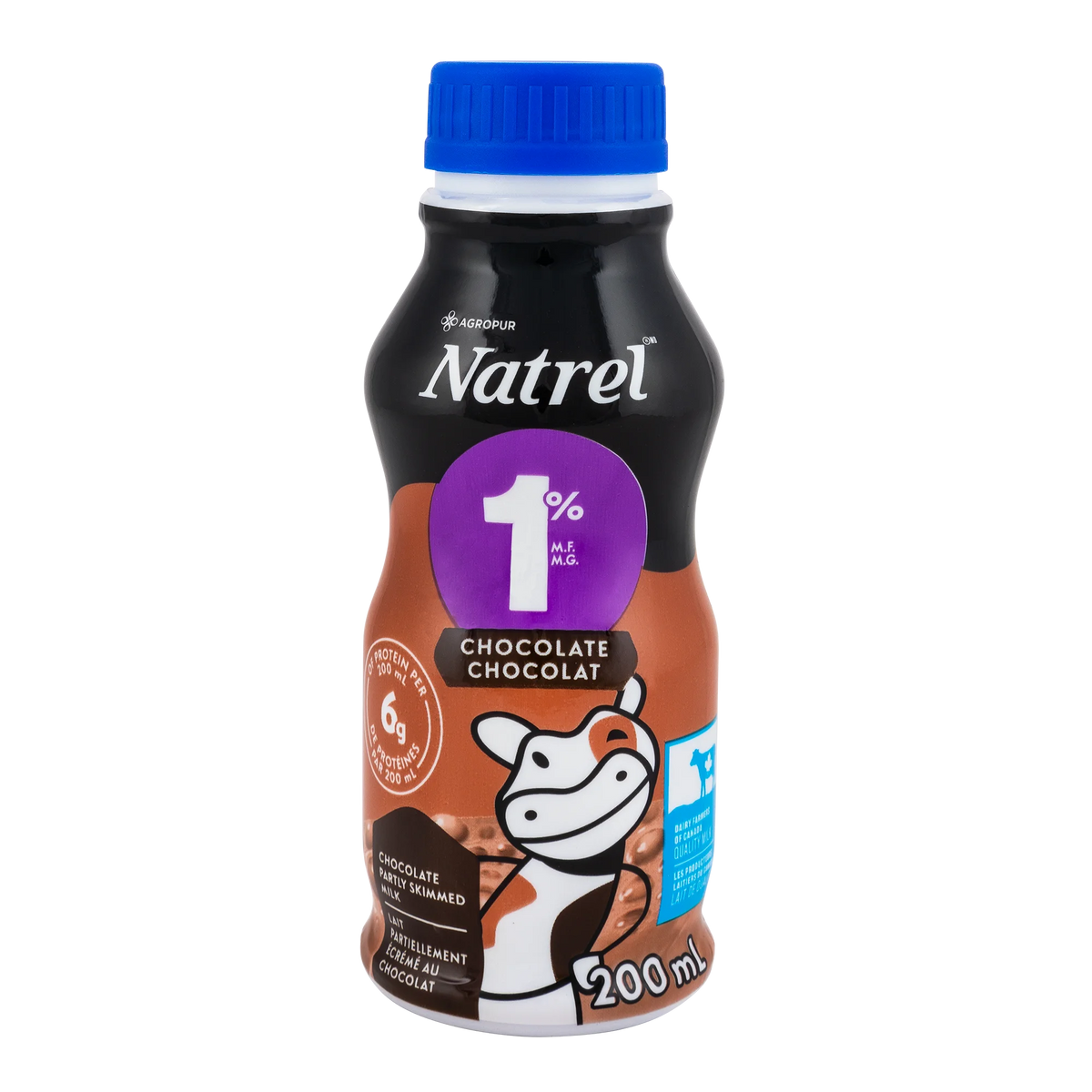 Natrel Chocolate Milk, 16 × 200 mL