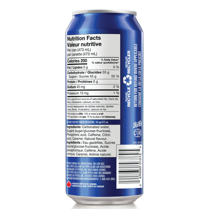 Pepsi Cola Can, 473 mL