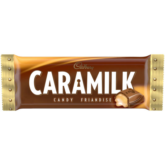 Cadbury Caramilk Chocolatey Candy Bars, Caramel, 50 g