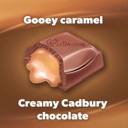 Cadbury Caramilk Chocolatey Candy Bars, Caramel, 50 g