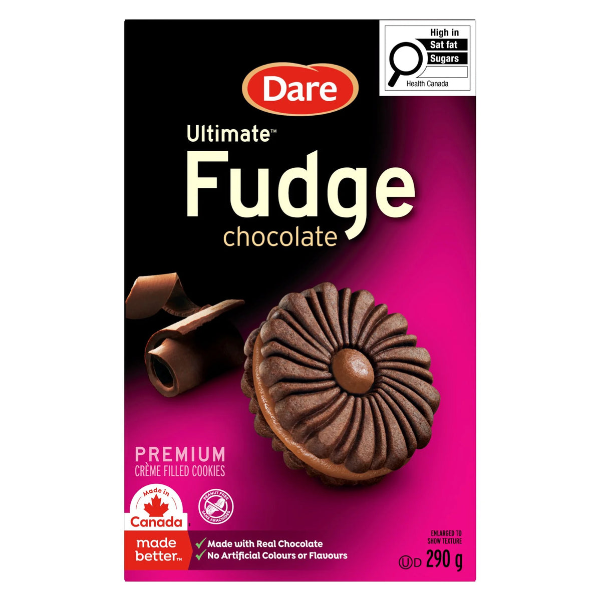 Dare Ultimate Fudge Chocolate Cookies, 290 g