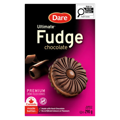 Dare Ultimate Fudge Chocolate Cookies, 290 g