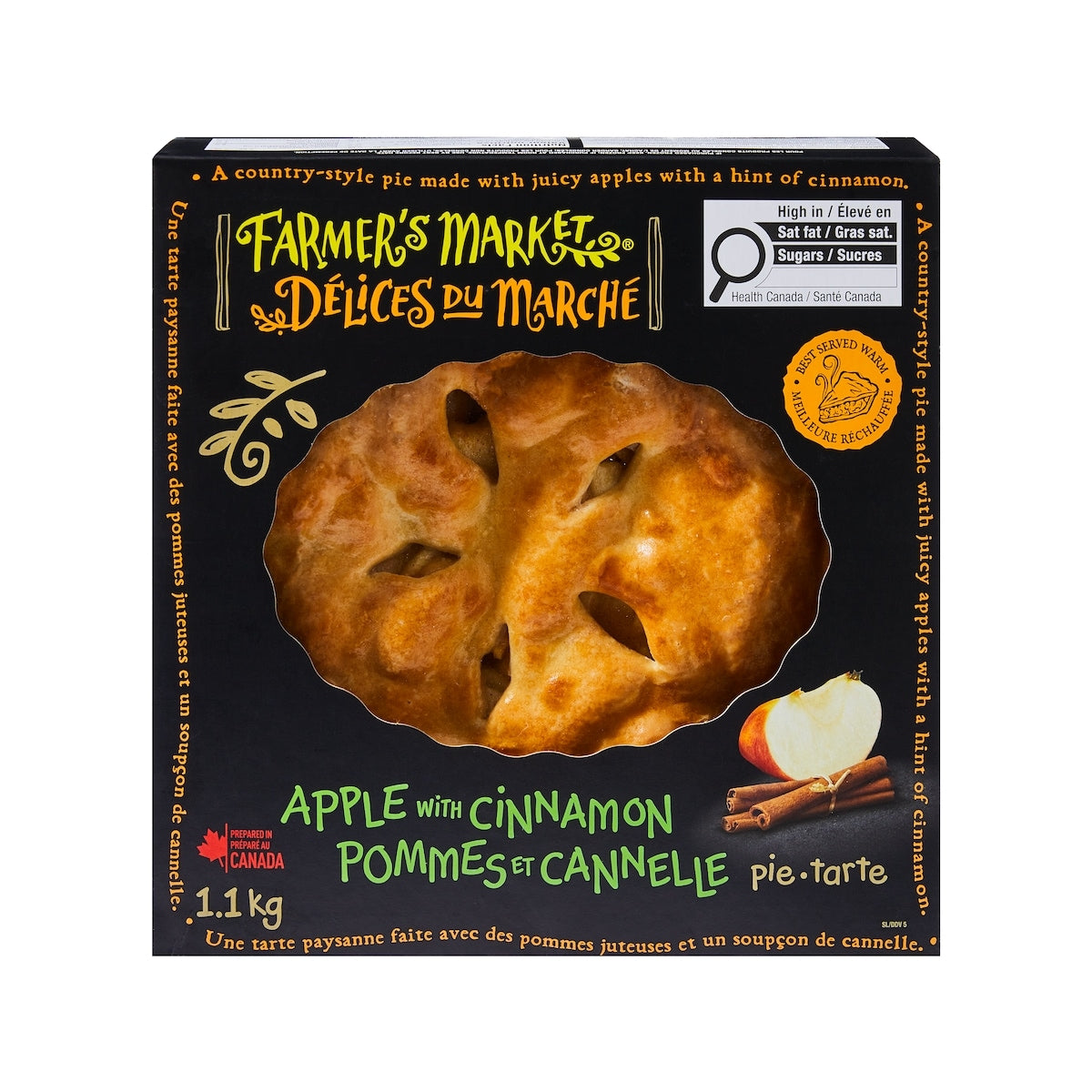 Farmer's Market Apple with Cinnamon Pie, 1 kg