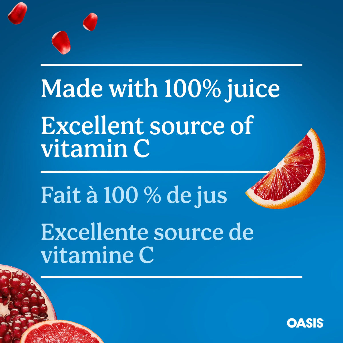 Oasis Red Orange Cranberry Pomegranate Juice, 1.75 L