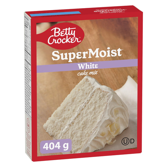 Betty Crocker Super Moist White Cake Mix, 404 g