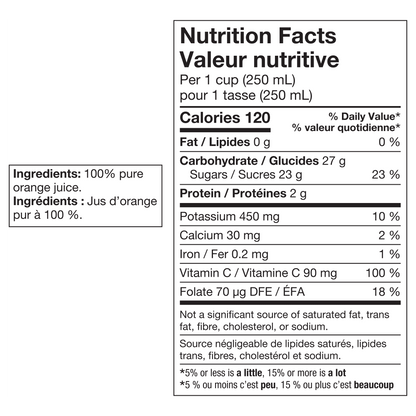 Tropicana 100% Pure Orange Juice With Some Pulp, 2.63 L