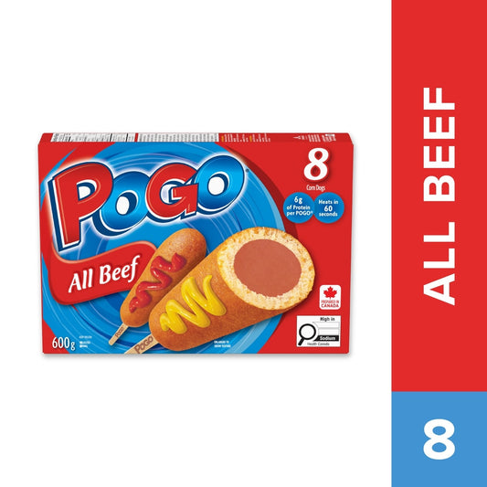 Pogo All Beef Frozen Corn Dogs 8 Pack, 600 g