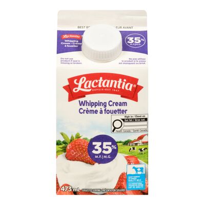 Lactantia 35% Whipping Cream, 473 mL