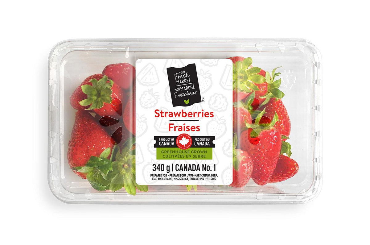Your Fresh Market Green House Local Strawberries, 340 g