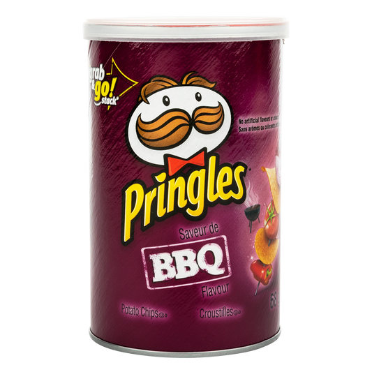 Pringles BBQ Potato Chips, 12 × 68 g