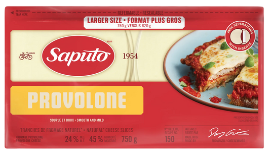 Saputo Sliced Provolone, 750 g