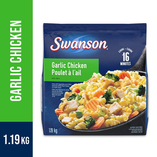 Swanson Garlic Chicken Frozen Skillet Meal, 1.19 kg