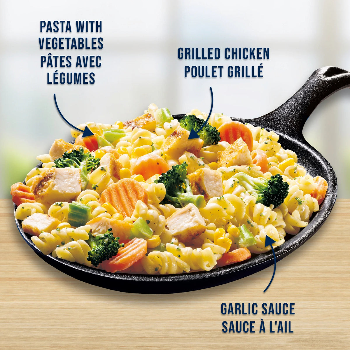 Swanson Garlic Chicken Frozen Skillet Meal, 1.19 kg