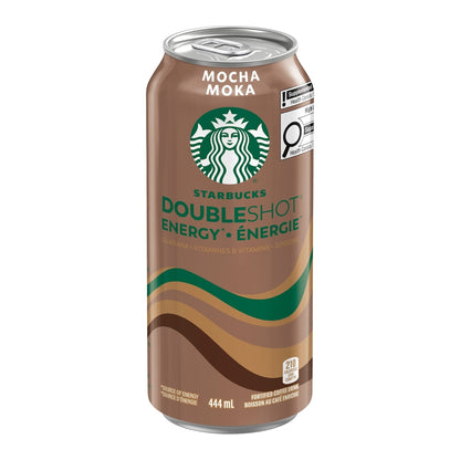 Starbucks Doubleshot Mocha Coffee + Energy Beverage, 444 mL