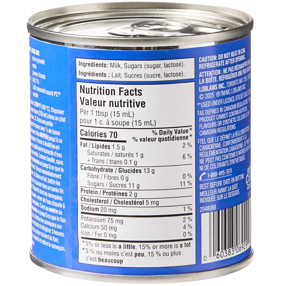 President's Choice Sweetened Condensed Milk, 300 mL