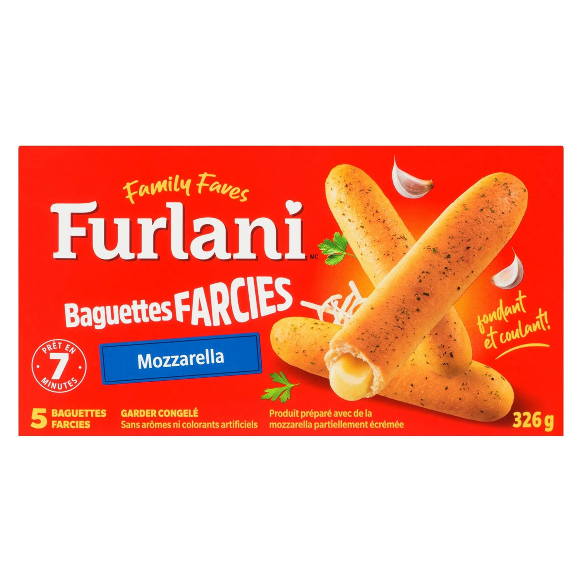 Furlani Mozzarella Stuffed Breadsticks, 326 g