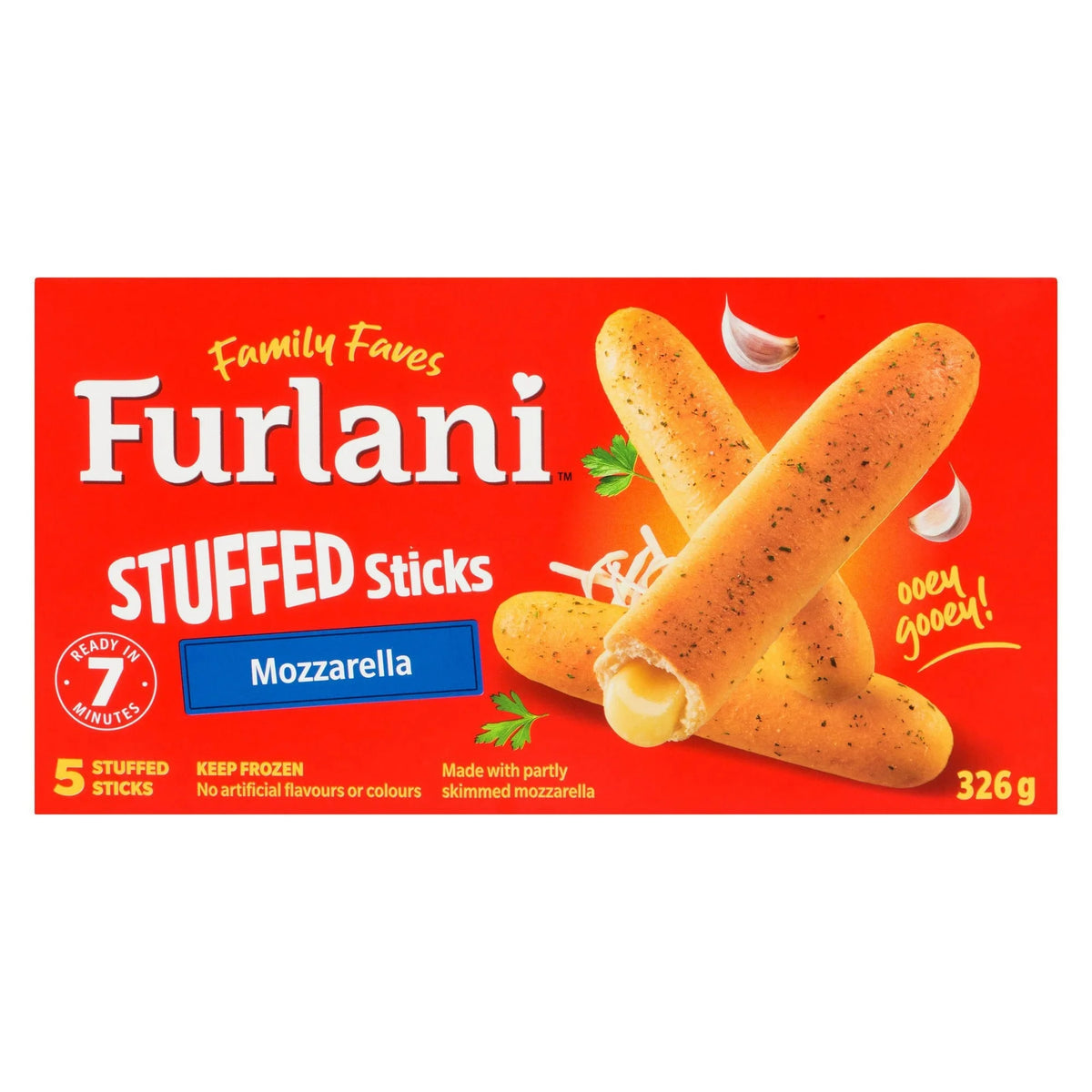 Furlani Mozzarella Stuffed Breadsticks, 326 g