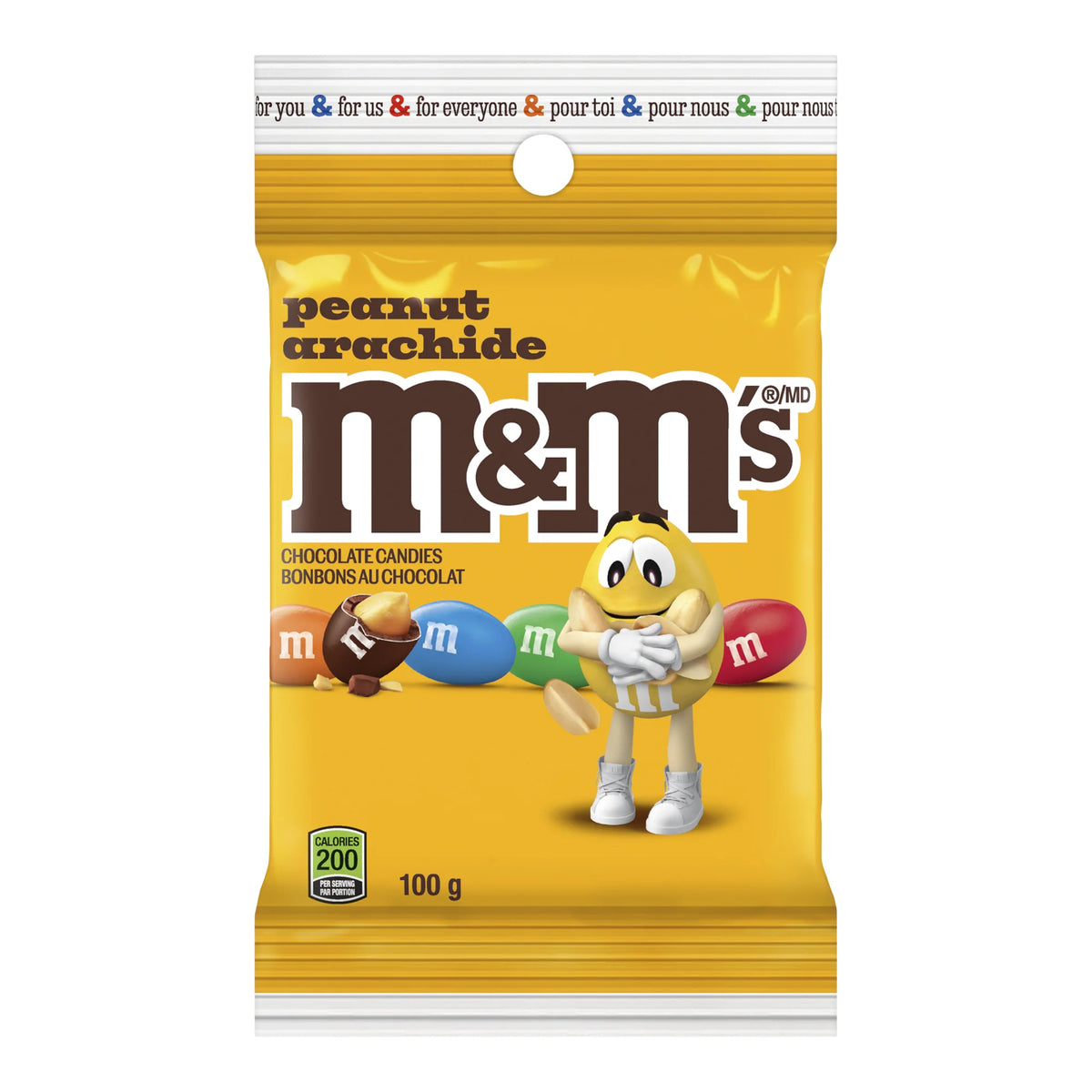 M&M Peanut, 24 × 100 g