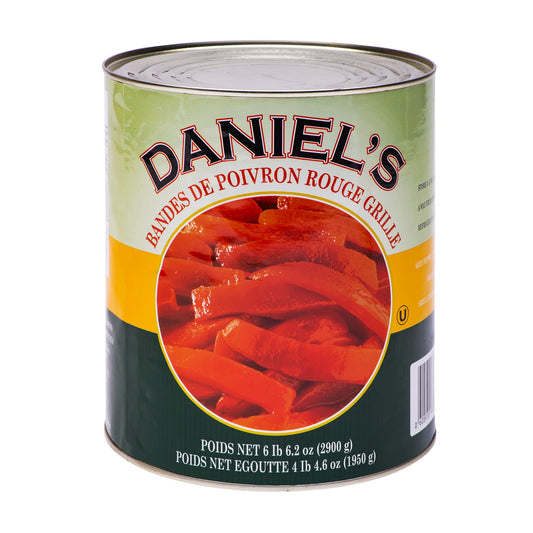 Daniel's Roasted Red Pepper Strips, 2.84 L