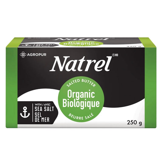 Natrel Organic Salted Butter, 250 g