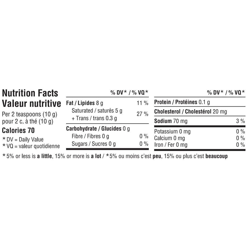 Natrel Organic Salted Butter, 250 g
