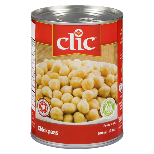 Clic Chick Peas, 540 mL
