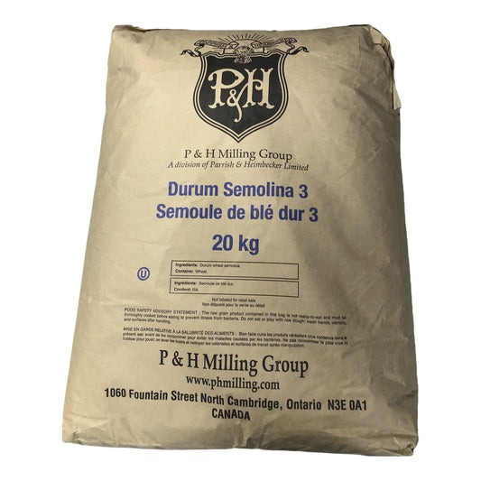 P&H Milling Durum Semolina, 20 kg