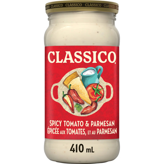 Classico Spicy Tomato & Parmesan Pasta Sauce, 410 mL