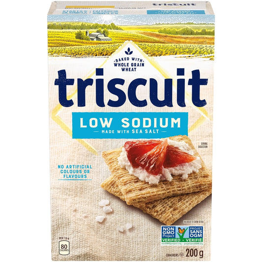 Christie Triscuit Low Sodium Snacking Crackers, 200 g