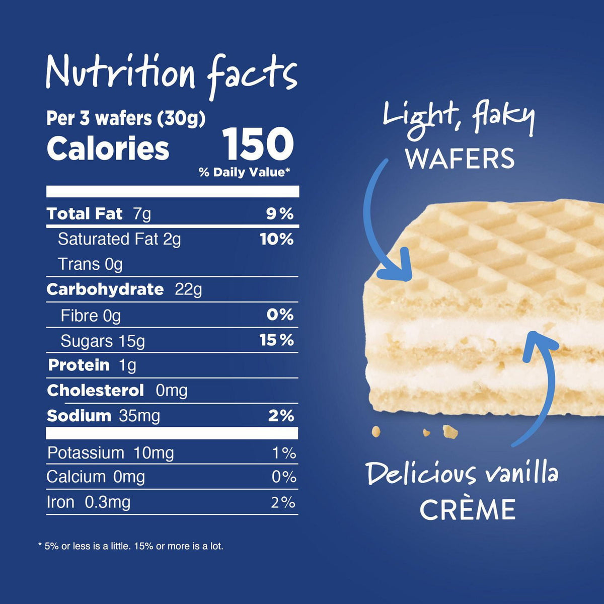 Voortman Vanilla Wafers, 300 g
