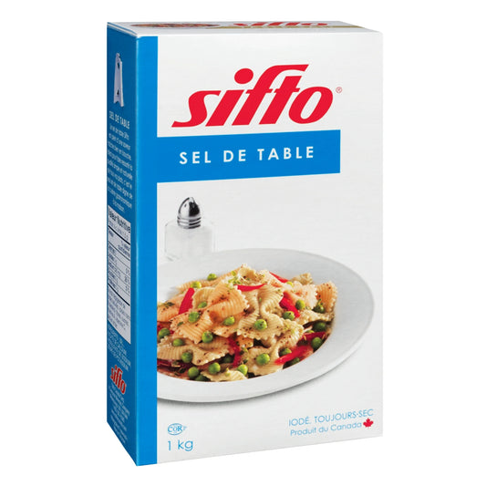 Sifto Table Salt, 3 × 1 kg
