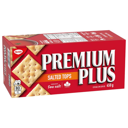 Christie Premium Plus Salted Tops Crackers, 450 g